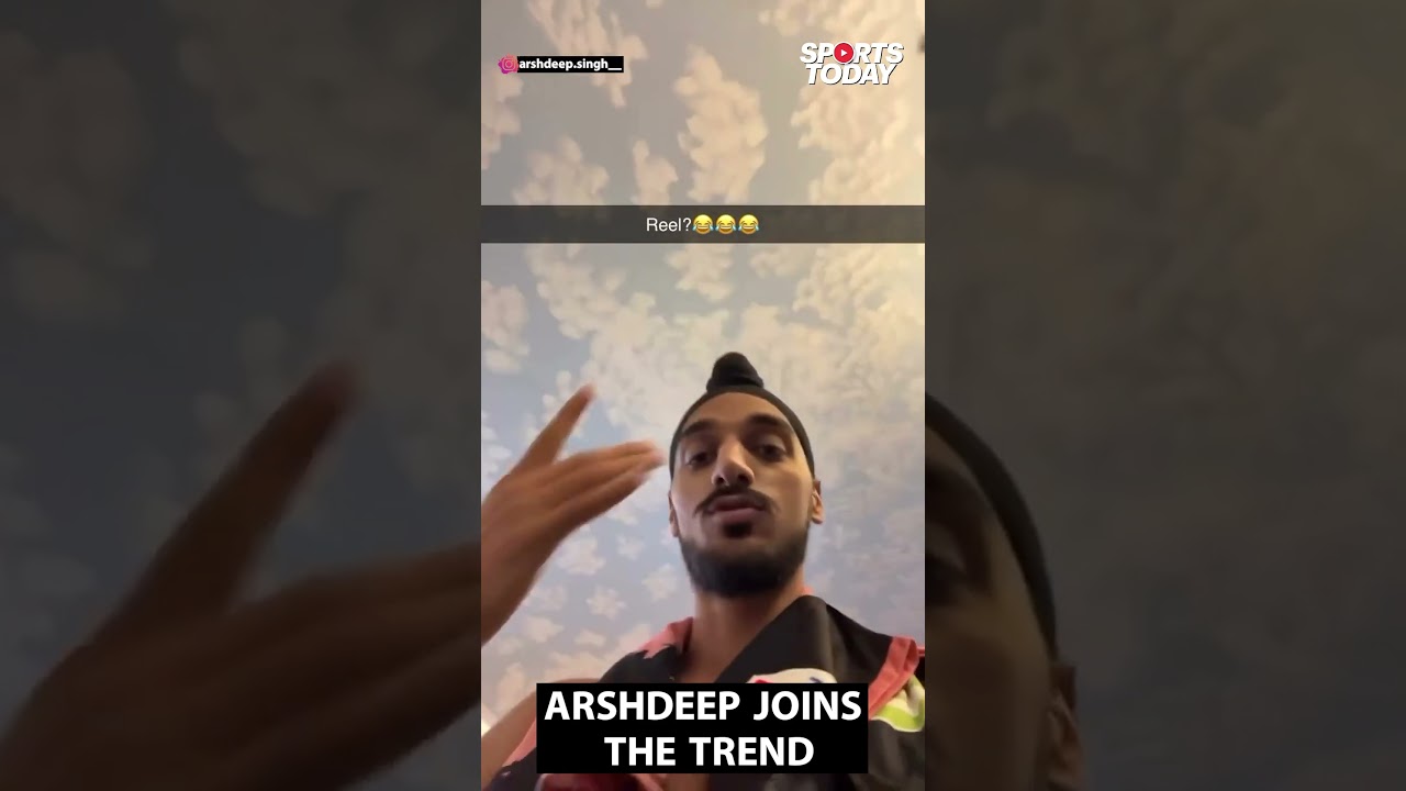 Arshdeep Singh joins viral ‘Vartamaan Aankhon Ka Dhoka Hai’ trend  |Sports Today