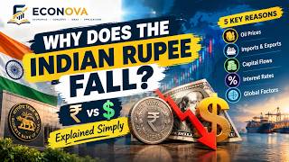 Details Why Does the Indian Rupee Fall ₹ vs $ Explained Simply | Economics Guide