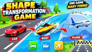 Shape transformation game🎮 live 🔴