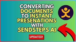 How to Convert Documents to Instant Presentation with AI - Sendsteps AI