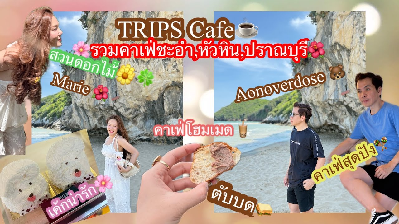 อ้นพาวาร์ป : Trips Cafe รวมคาเฟ่ชะอำ หัวหิน ปราณบุรี 