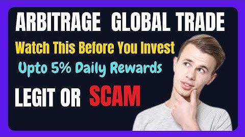 Arbitrage Global Trading | AGT | Earn UpTo 5% Daily