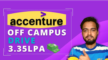 ACCENTURE Off Campus  Drive 2022 | 3.35LPA | Accenture Recruitment - 2022 | Accenture Bulk Hiring 🔥🔥