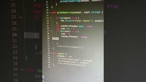 All substring using golang #golang #coding #python #shorts #programming #algorithm #leetcode