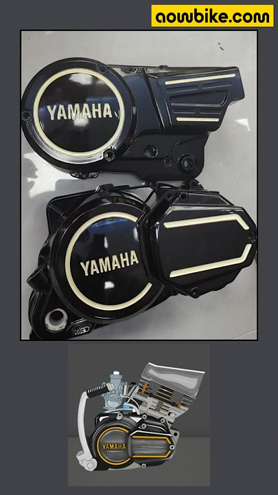 Yamaha RX King Engine Case Black| Premium Finish & Fitment|AOWBIKES  #trending #viral  #yamaharx100