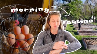 Morning Routine as a Homesteader  Spring Time Chores and Watering the Garden