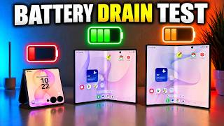 Galaxy Z Flip 8 vs Fold 8 vs Fold 8 Ultra: ULTIMATE Battery Drain Test! | The Results SHOCKED ME