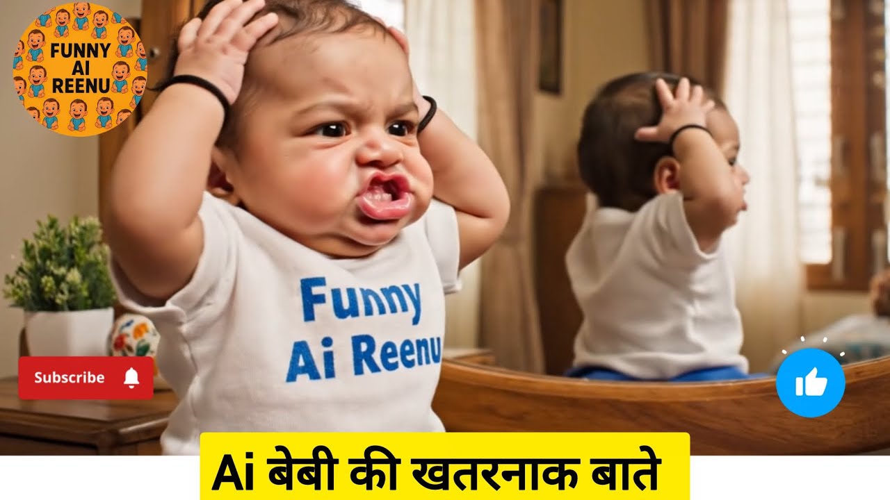 Ai Baby ki khatarnak batey 😡Funny AI Story #FunnyAI #BabyReporter #AIGenerated #FunnyAiReenu #AiBaby