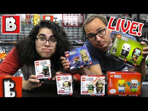 ALL Fall 2018 BrickHeadz!  Simpsons, Yoda, Leia, Boba Fett, Groot and more!  - ALL Fall 2018 BrickHeadz!  Simpsons, Yoda, Leia, Boba Fett, Groot and more! 