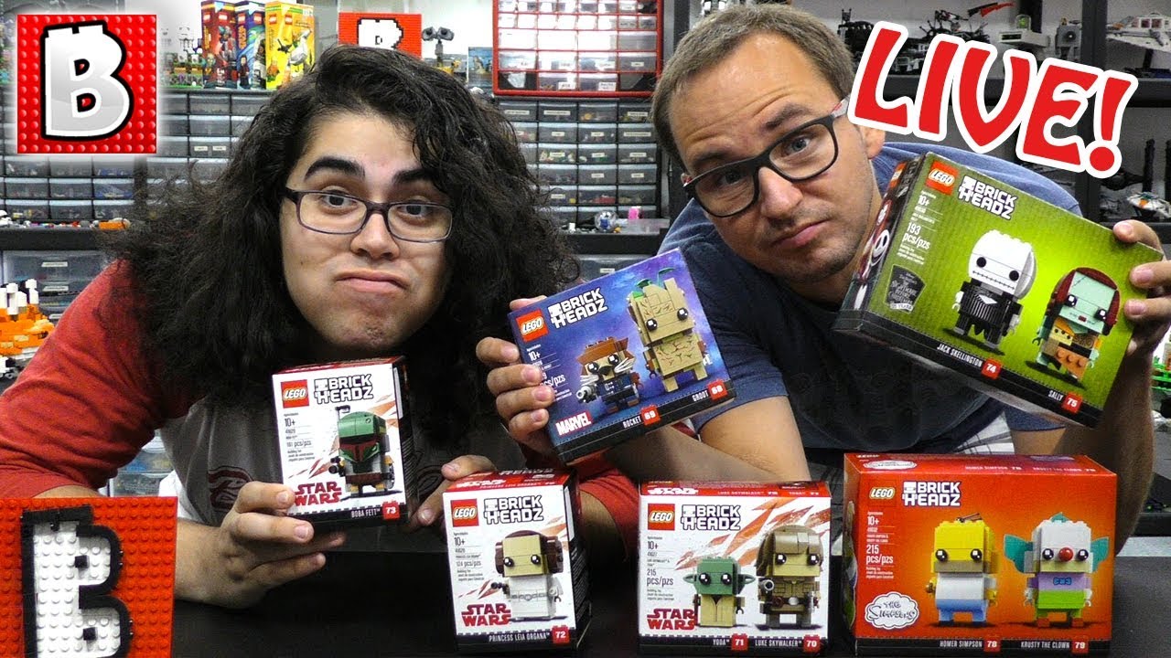 ALL Fall 2018 BrickHeadz! Simpsons, Yoda, Leia, Boba Fett, Groot and more!