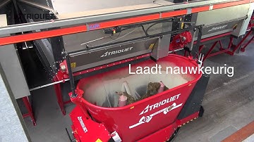 Triomatic T30 automatisch voersysteem met robot op wielen