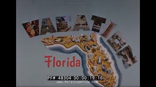 1950s HOME MOVIE  TRIP TO FLORIDA  ST. AUGUSTINE, MARINELAND STUDIOS, CYPRESS GARDENS, MIAMI 48304