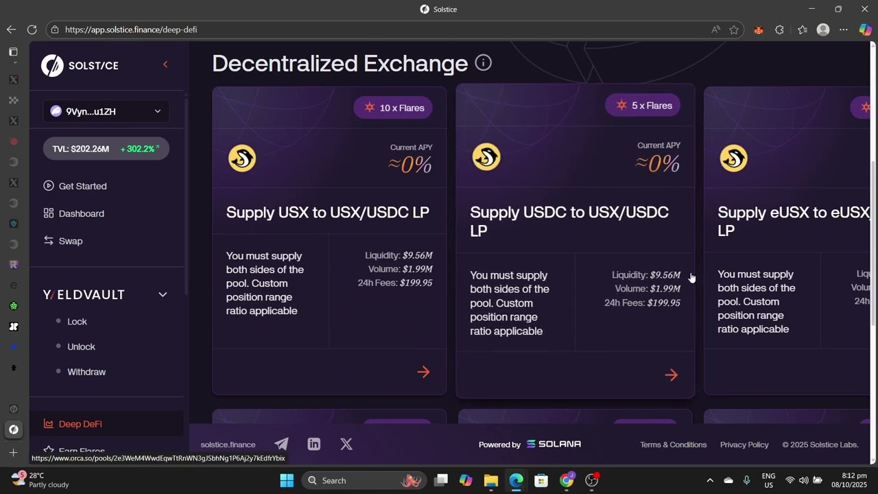 Solstice Finance Airdrop - Climb To The Top 1 Percent In One Day. 