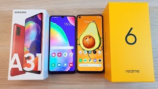 SAMSUNG GALAXY A31 VS REALME 6 - УДАР ПОД ДЫХ САМСУНГУ!