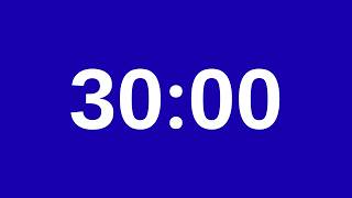 30 Minute Timer - 1800 Second Countdown