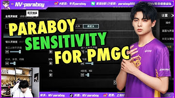 Nv-Paraboy New PMGC SENSITIVITY 🔥🔥 Grow your Gameplay 🥵🥵