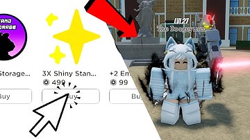 USING 15 SHINY AND 20 ARROWS WITH 3X SHINY GAMEPASS | Roblox World of Stands