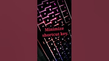 minimize shortcut key #shorts #keyboard #shortcut #minimize