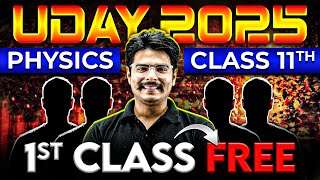 First Class of PHYSICS by Rakshak Sir || UDAY Batch || Class 11th Science 🔥