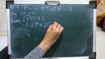 Remainder theorem , Factor theorem , practice set 3.5.