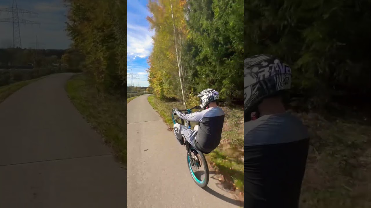 Mtb,Downhill,Wheelie
