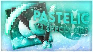 Pastelic v3 32x   8 Recolors MCBE PvP Texture Pack 1.21  | 80% FPS Peaceful Best Mcpe PVP Pack ever?