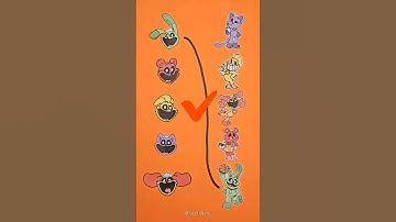 Poppy playtime smiling critters3 matching puzzle🧩🎨