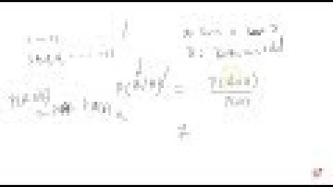 JEE MAINS 2018 Two integer are selected at random from    integers 1 to 11. If the sum i seven, ...