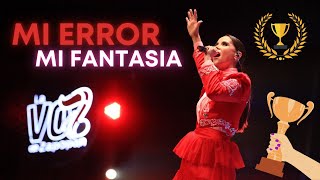 Mi Error Mi Fantasía - Cristy Vázquez (GANADORA LA VOZ DE ZAPOPAN 2023)