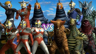 Ultraman Fighting Evolution3🔥Ultraman and monster combination battle#ufe3