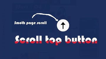 Scroll top button | Responsive website html css javascript