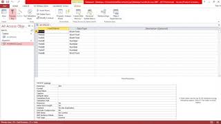 IT MS Access 6   Changing Field Names