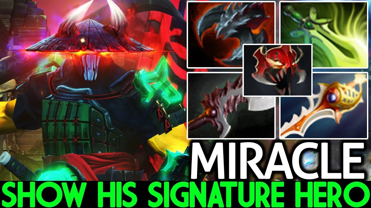 MIRACLE [Juggernaut] Show His Signature Heroes Close Game 7.25 Dota 2