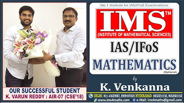 UPSC-CSE-2018 KARNATI VARUN REDDY AIR-7 in Telugu