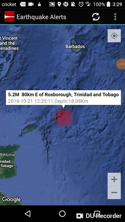 Strongest earthquake trinidad