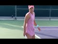 Jacqueline Cristian vs V. Kudermetova: Stunning Female Tennis Players Practice #WTA #IndianWells 113