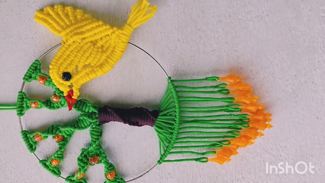 Macrame Bird Dreamcatcher