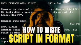 How To Write Script In Format In Hindi Format Of Screenplay