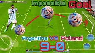 Argentina vs Poland winner soccer evo elite gameplay 2022 screenshot 5