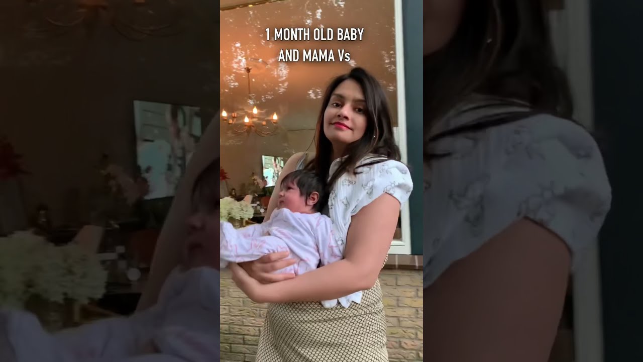 1 month old vs 1 year old @shrads