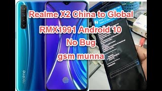 Realme X2 (RMX1991) Global Stable Rom install No Bug