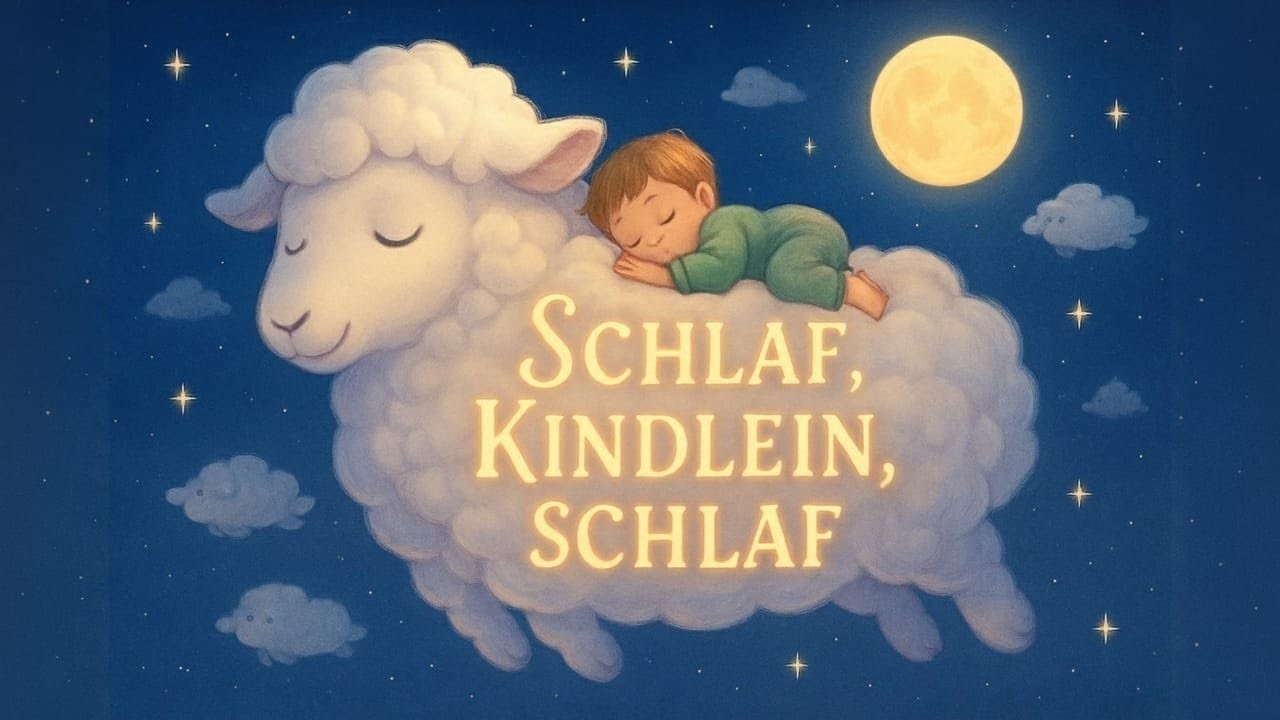 Schlaf, Kindlein, schlaf 🌙🐑 Sanftes Gute-Nacht-Lied zum Träumen - YouTube