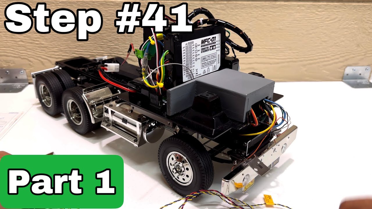 Pare-chocs Avant CNC INTEGY Alloy Avec LEDs – Pour Tamiya 1/14 King Hauler & Globe Liner
