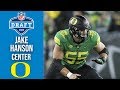 Jake hanson  green bay packers  55 center  oregon  2020 nfl draft profile