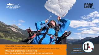 PARALOCK separation carabiner prototype field tests