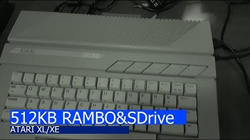 Atari XE -=512KB RAM (Rambo) & SDrive 2.0=-