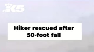 Hiker Saved After 50-Foot Fall