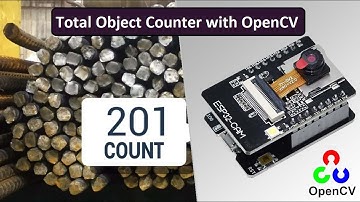DIY Automatic Object Counting System using ESP32 Camera Module & OpenCV | Industrial Product Counter