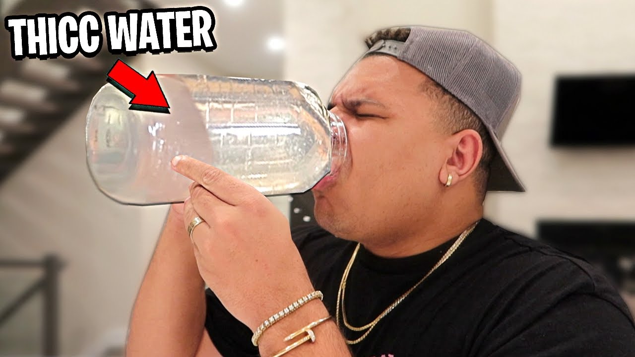 Who Can Drink the Most THICK WATER Challenge (bad idea) YouTube
