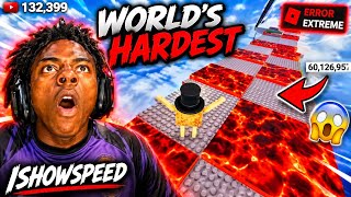 IShowSpeed Tried Roblox’s HARDEST OBBY… 😱